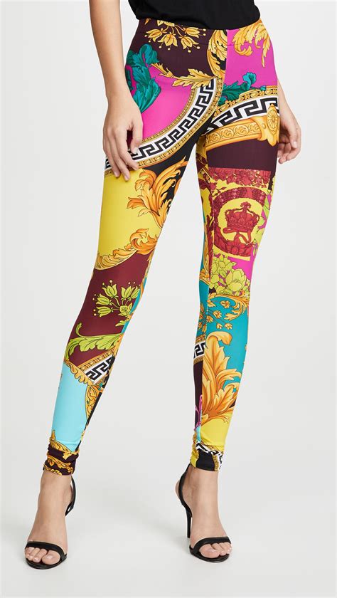 versace inspired print leggings|versace leggings for women.